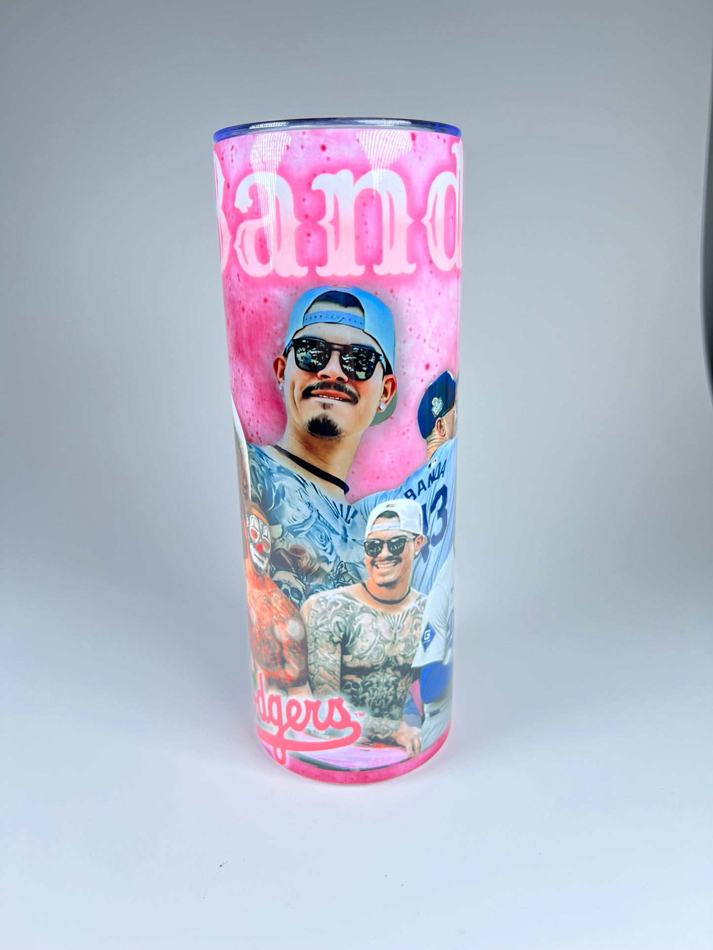 Pink Banda tumbler