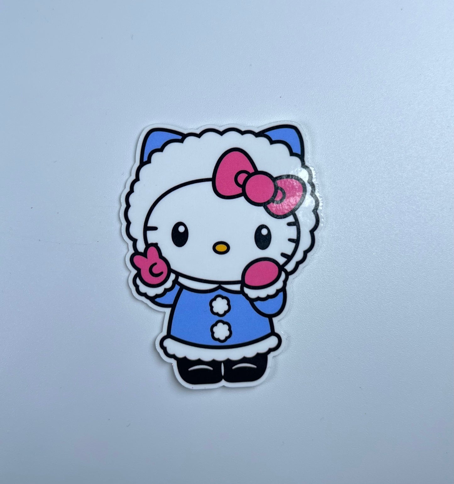 Hk blue sweater sticker