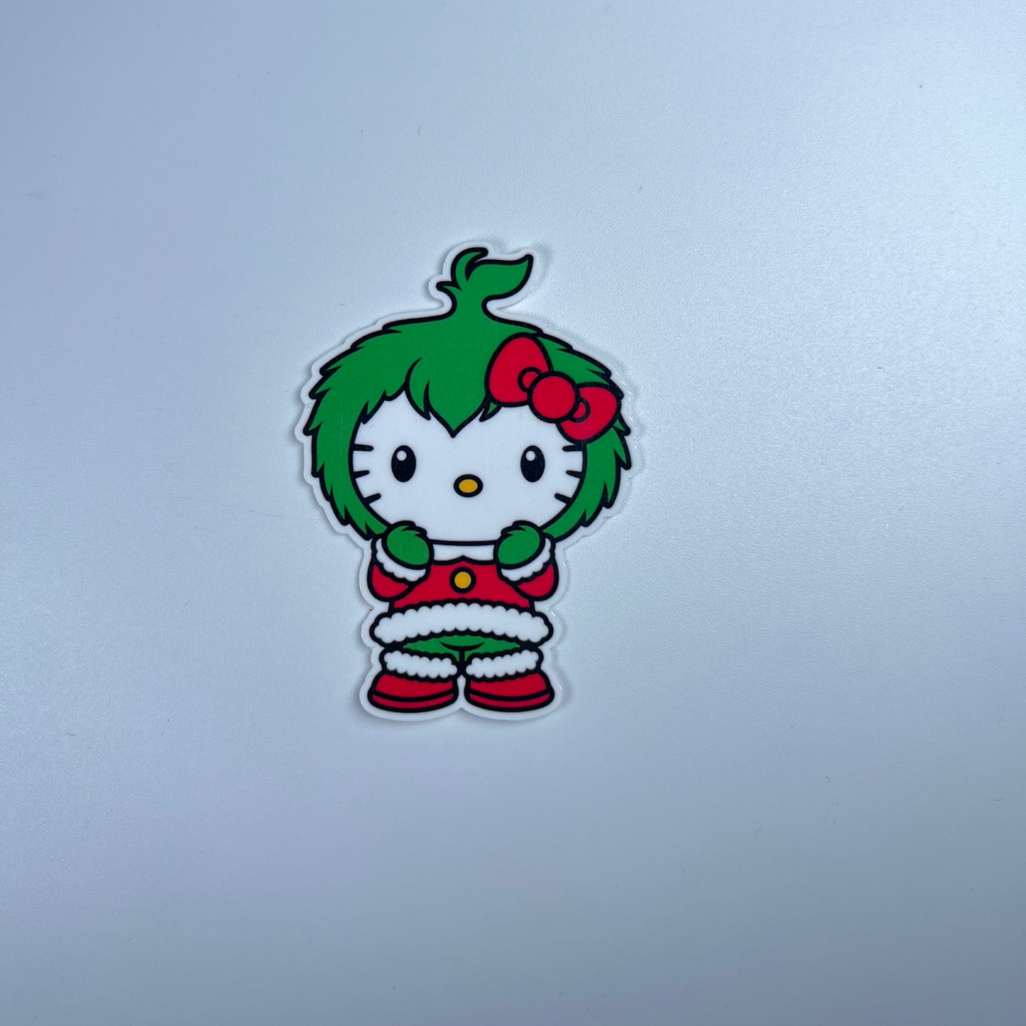 Hk Santa grinch sticker