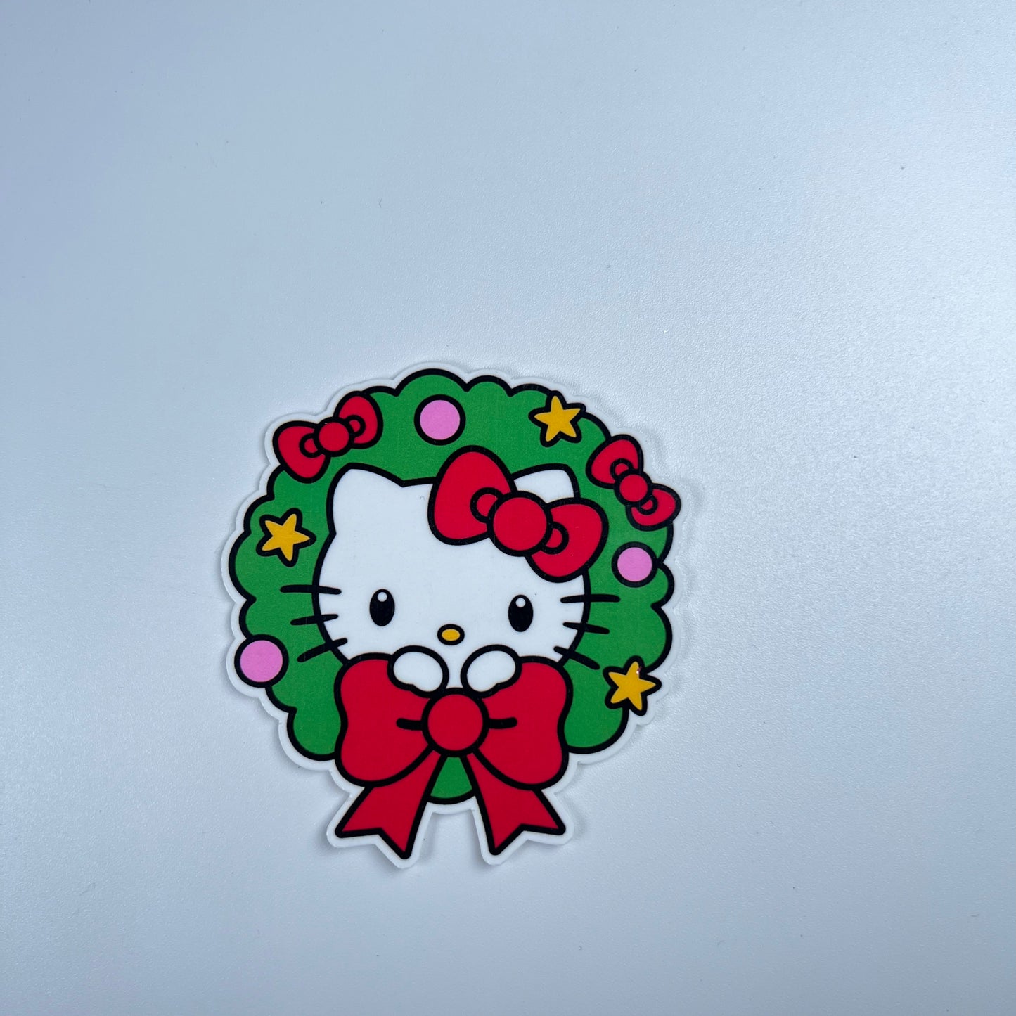 Hk wreath sticker