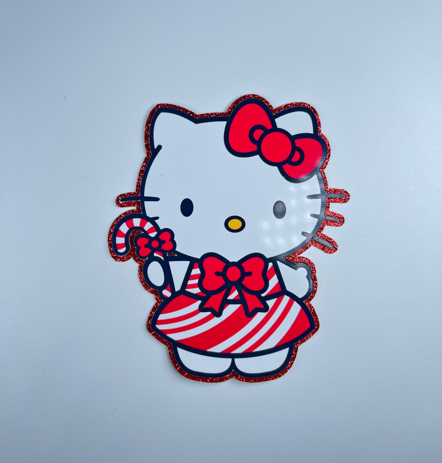 Hk candy cane printed topper