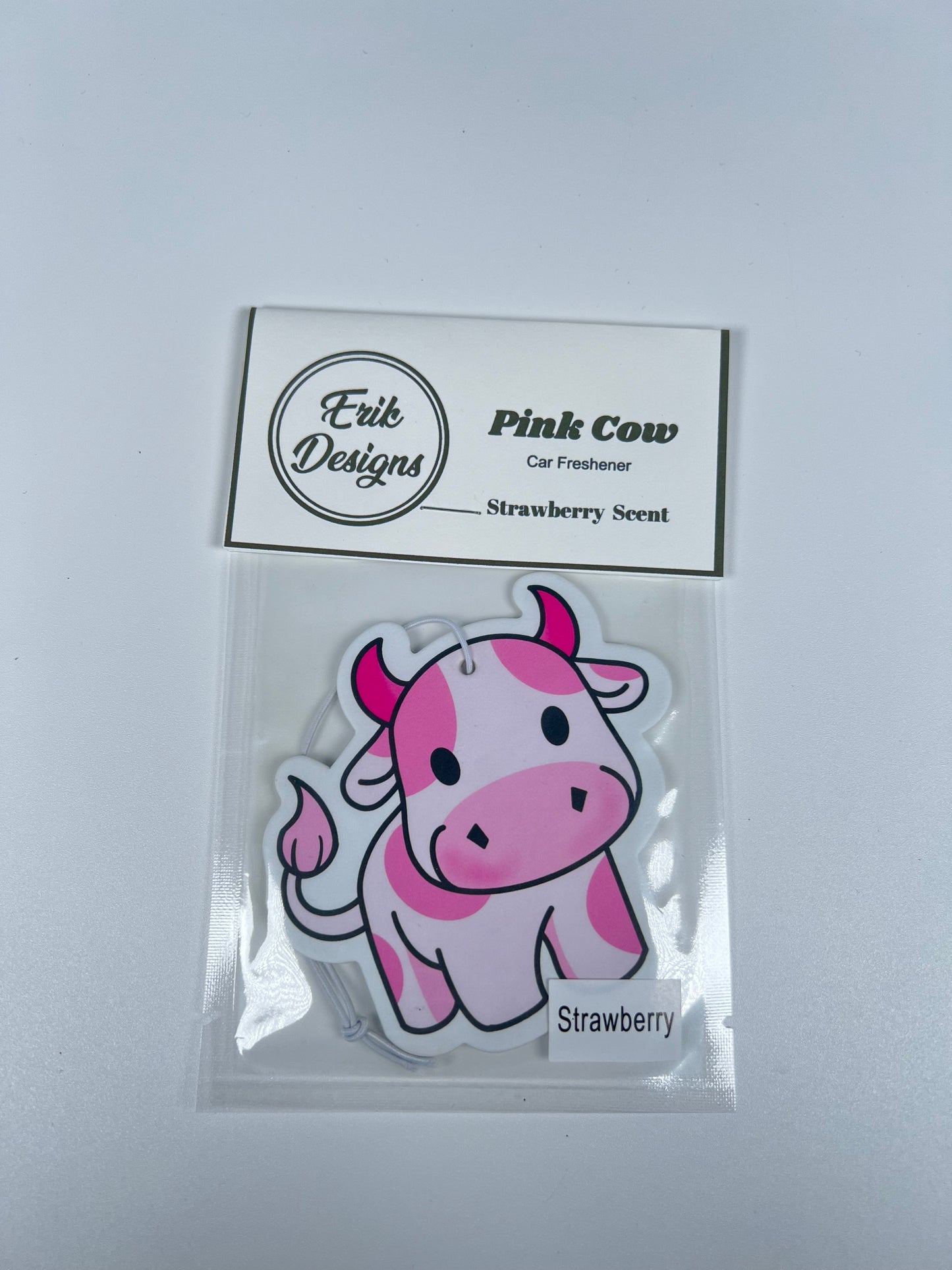 Pink Cow Car Freshener