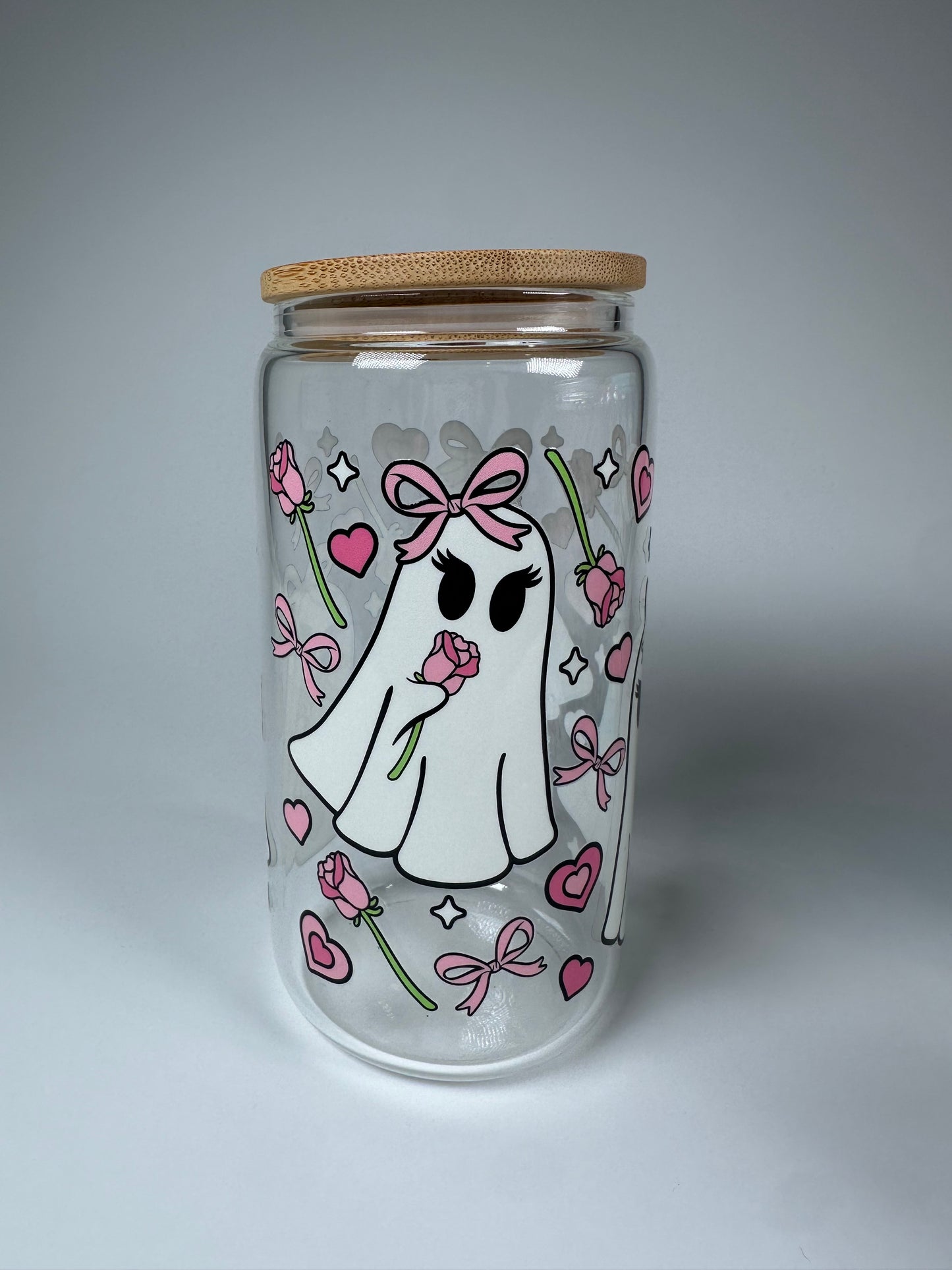 Coquette Ghost Glass Cup