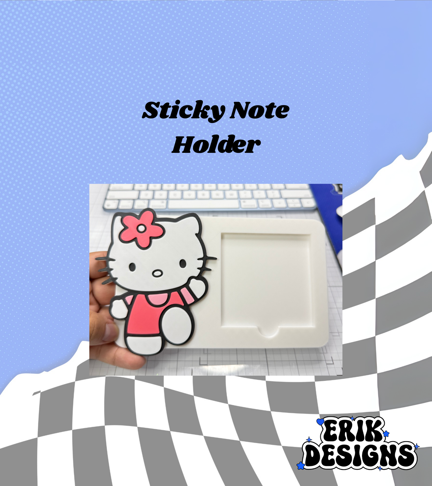 3d HK Sticky Note Holder
