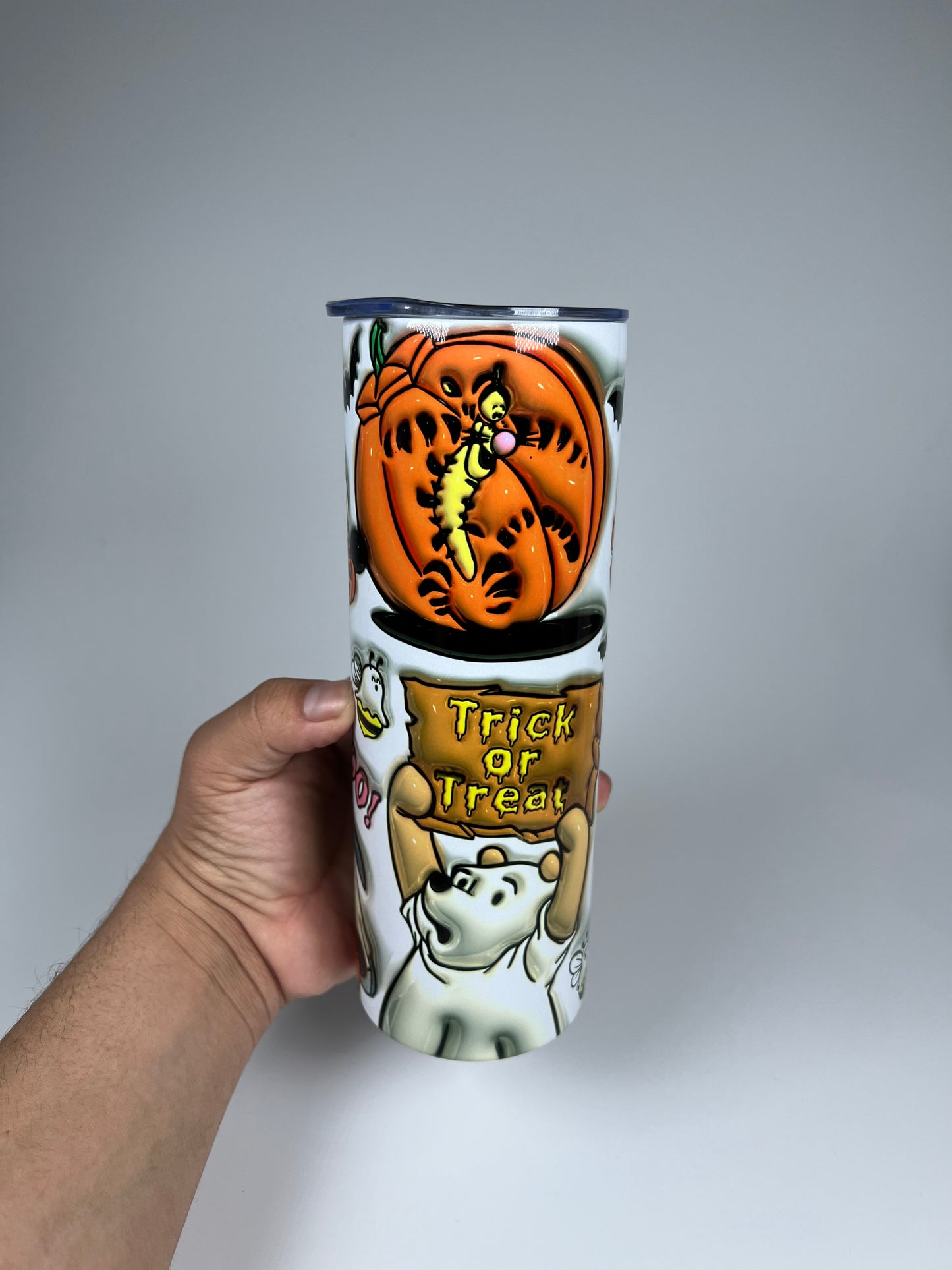 “Trick or Treat” Pooh Tumbler