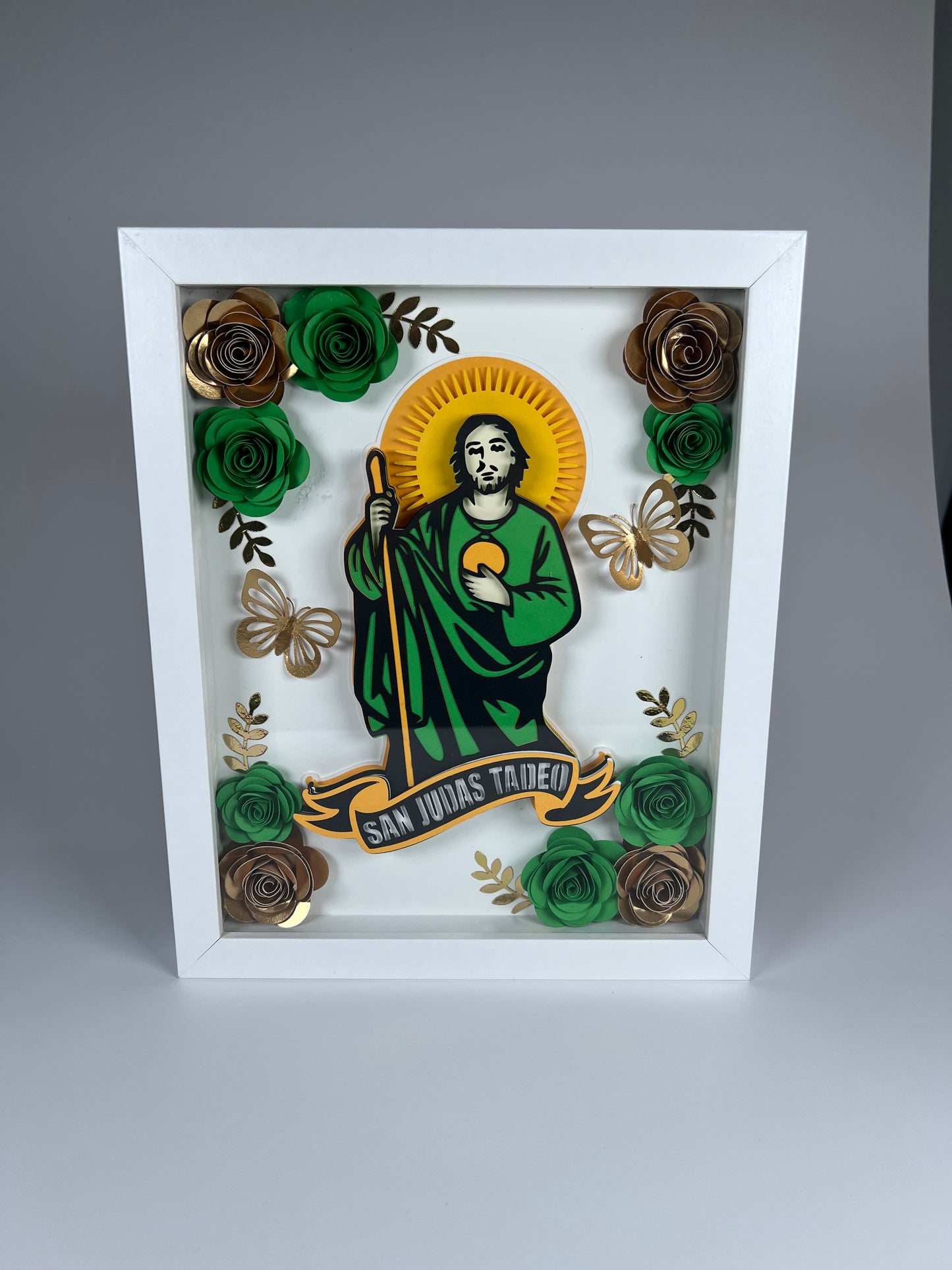 Layered San Judas Shadow Box