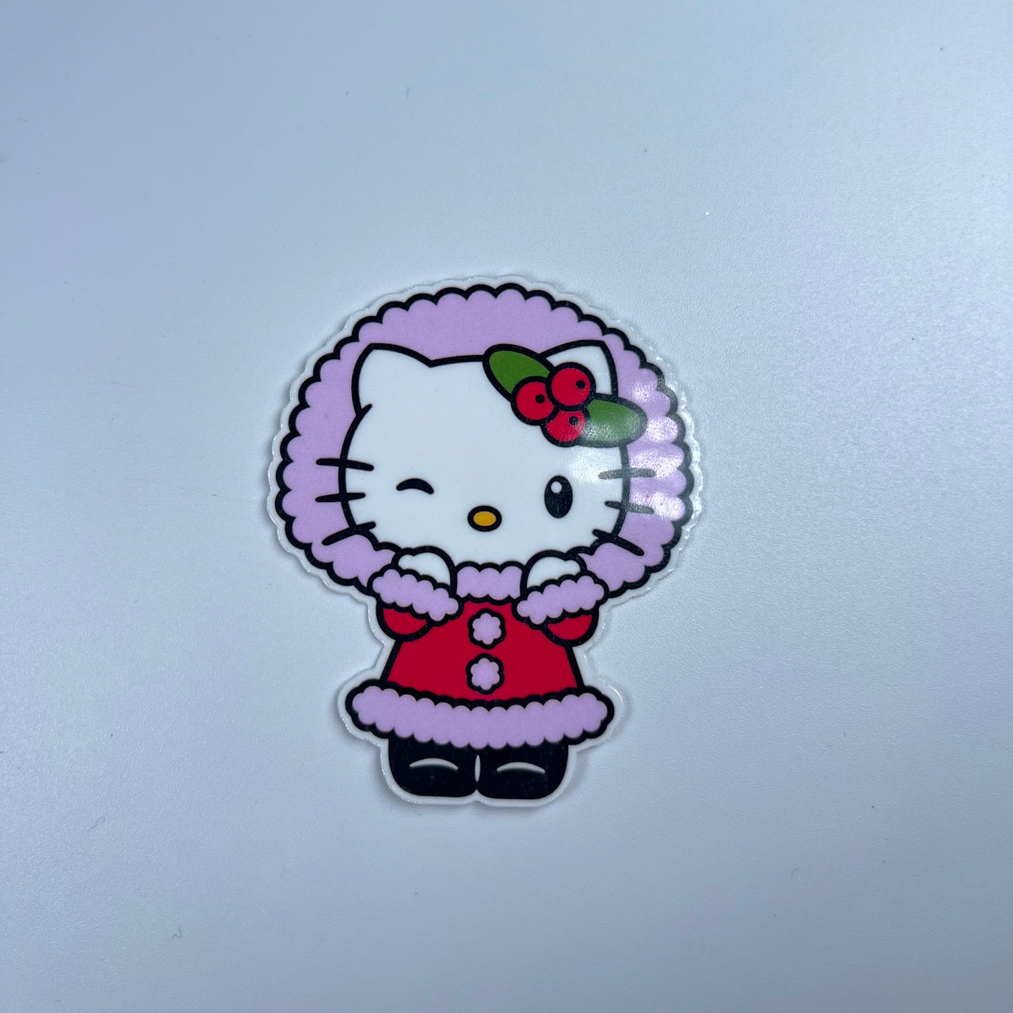 Hk pink sweater sticker