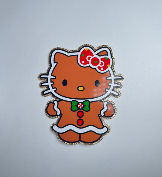 Hk gingerbread printed topper
