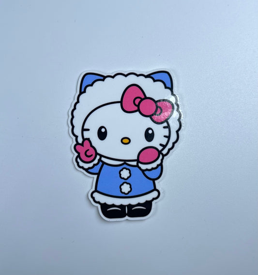 Hk blue sweater sticker