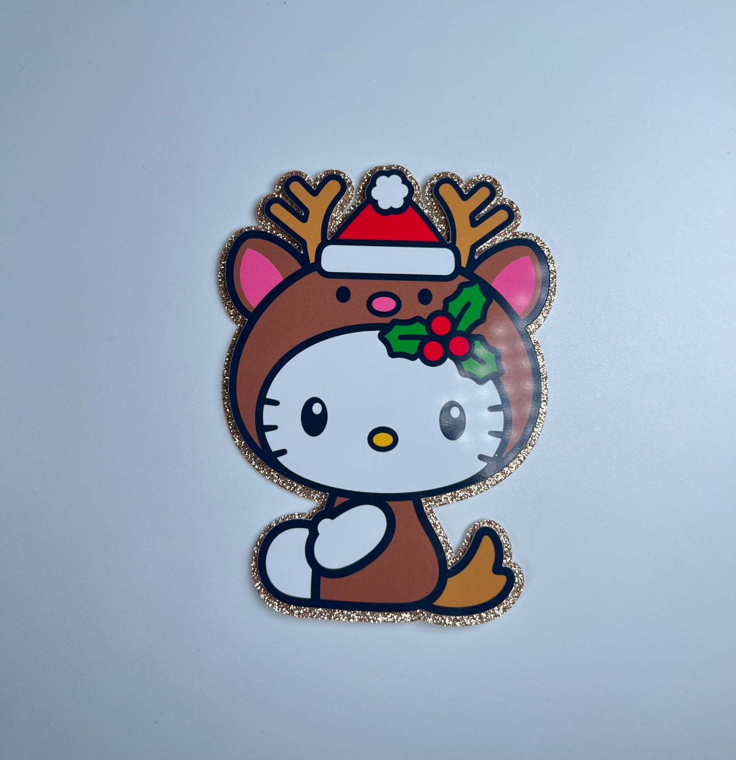 Hk reindeer printed topper