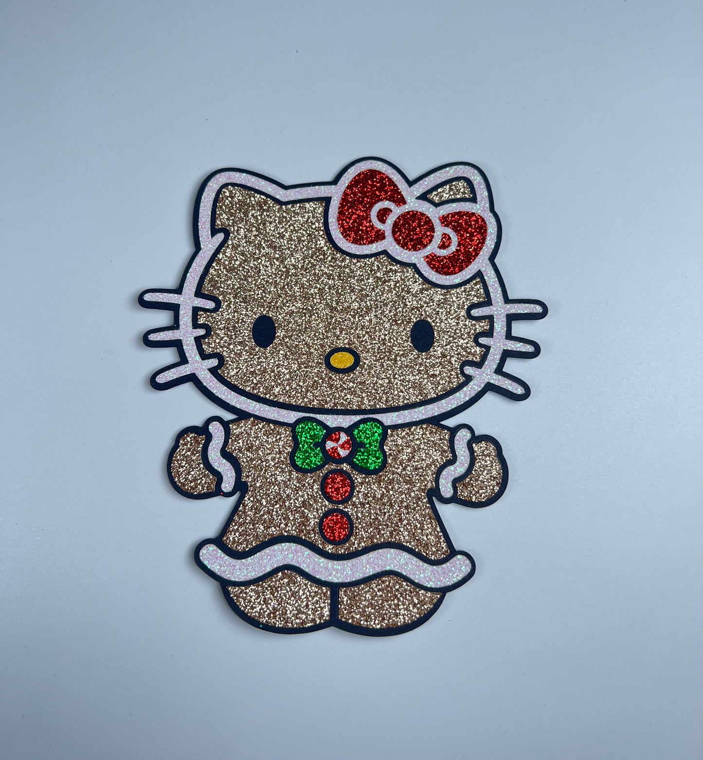 Hk gingerbread glitter topper