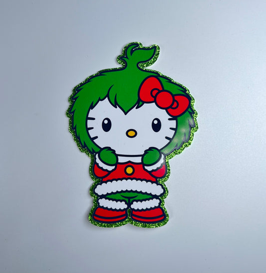 Hk Santa Grinch printed Topper