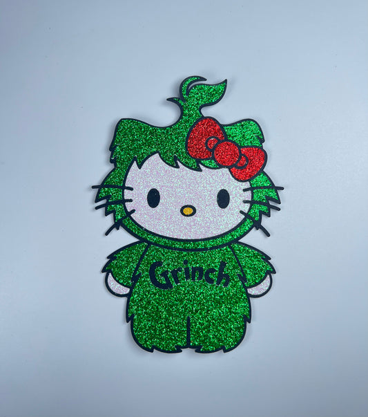 Hk grinch glitter topper