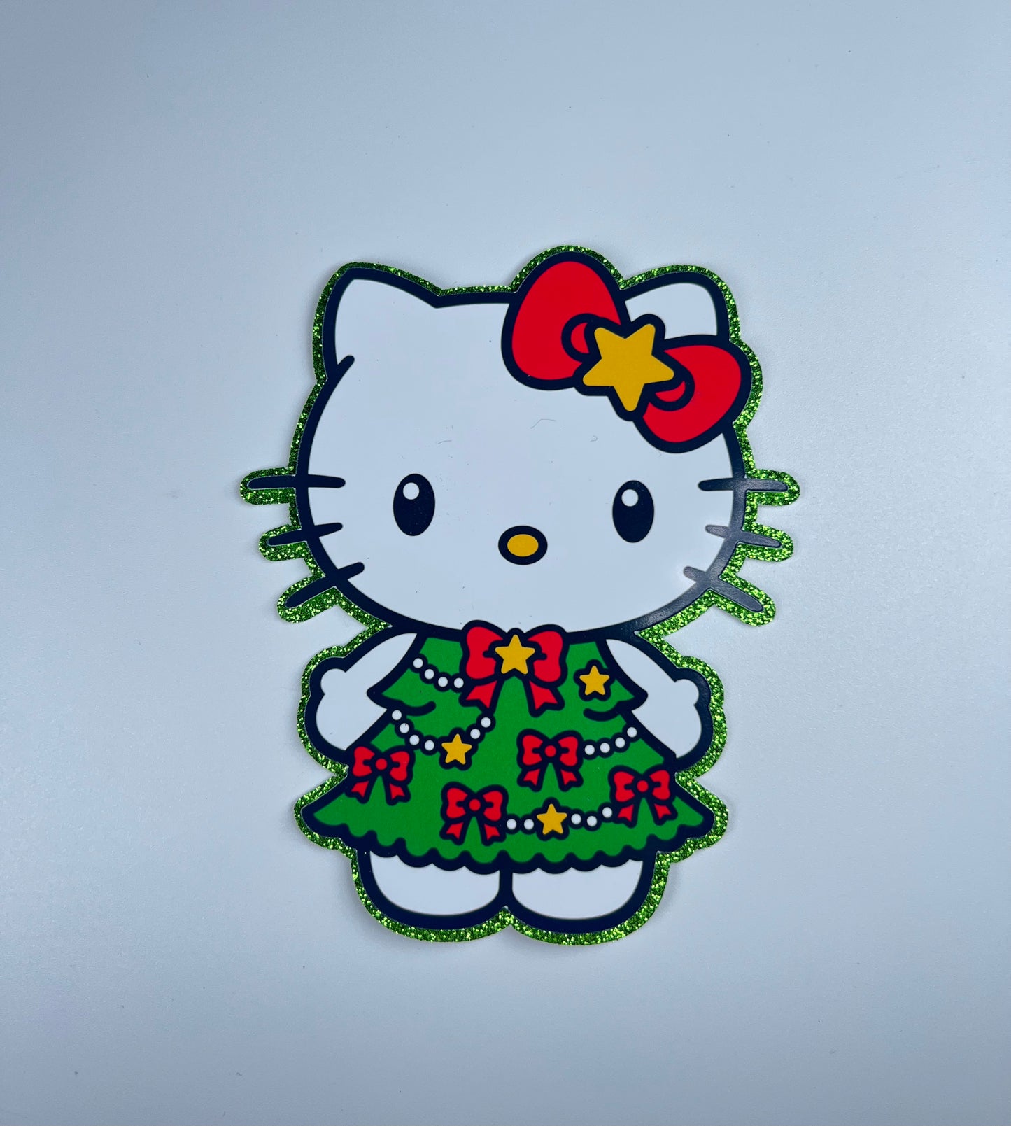 Hk Christmas tree printed topper