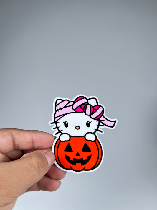 Hk Mummy In pumpkin Sticker
