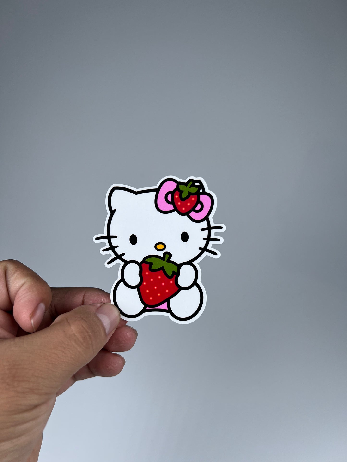 Hk Strawberry Sticker