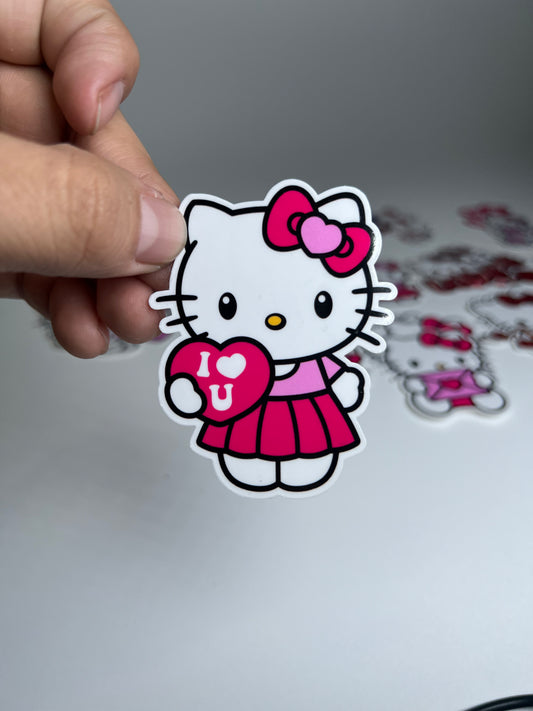 Hk “I❤️U” skirt Sticker