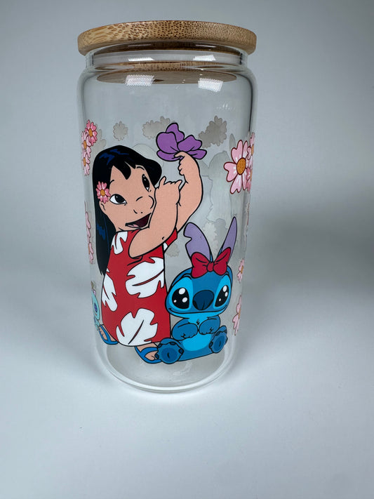 Stitch Glass Cup