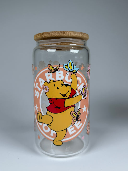 Pooh SB Glass Cup
