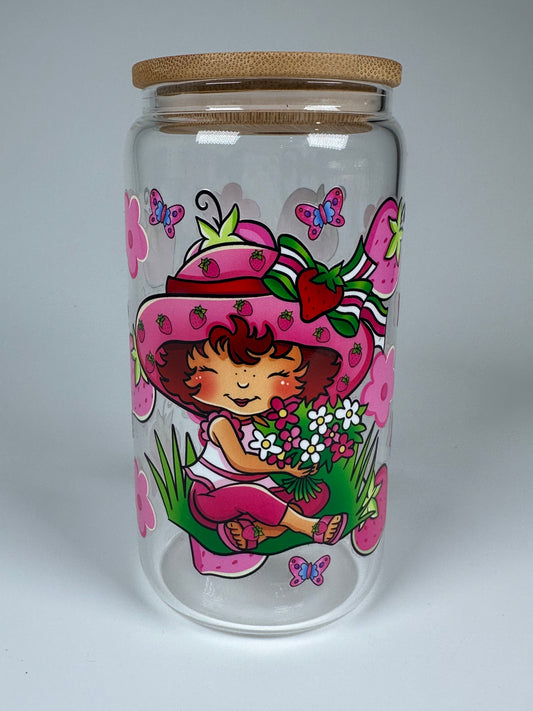 Strawberry Glass Cup