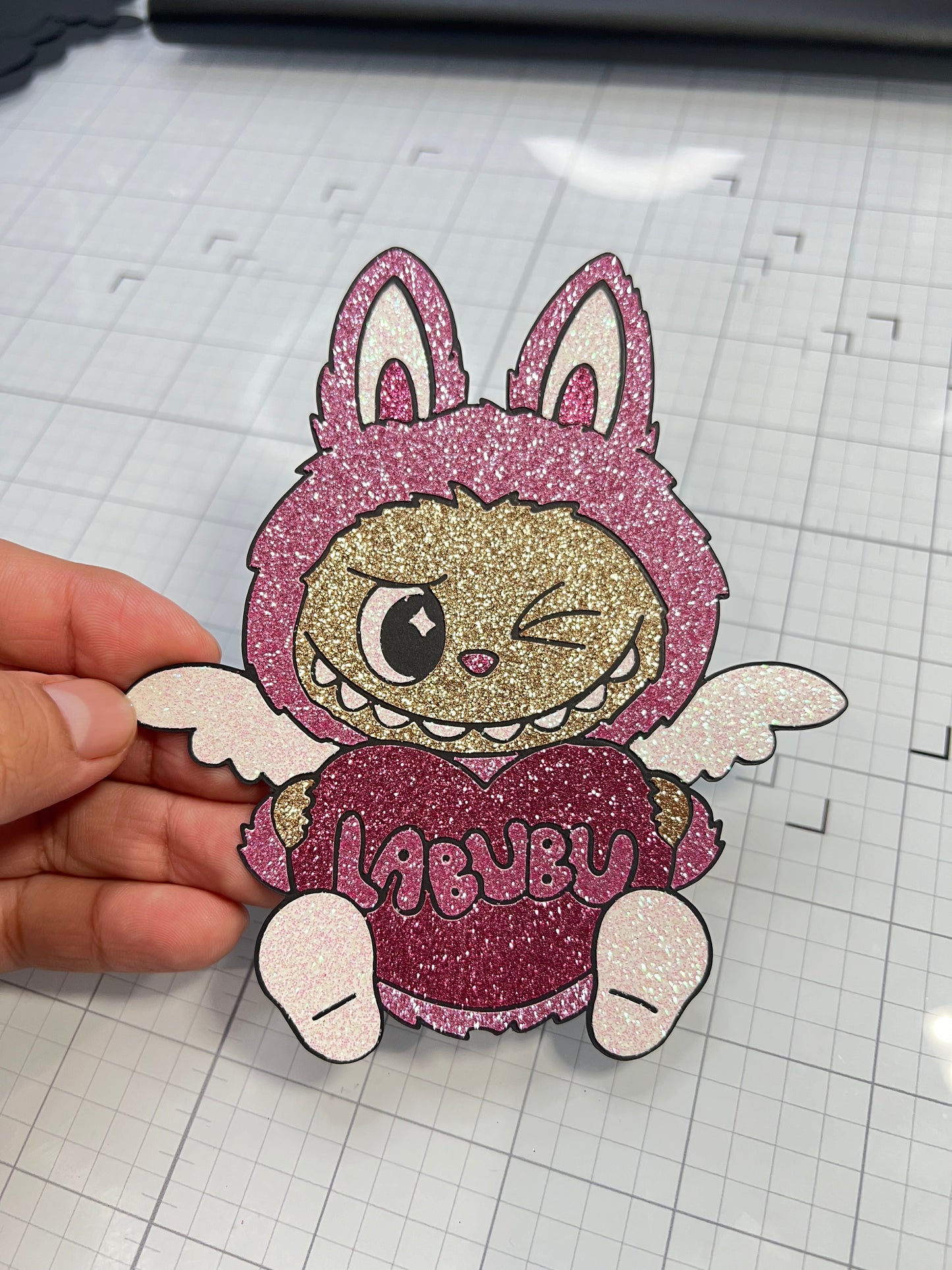 Labubu Glitter topper